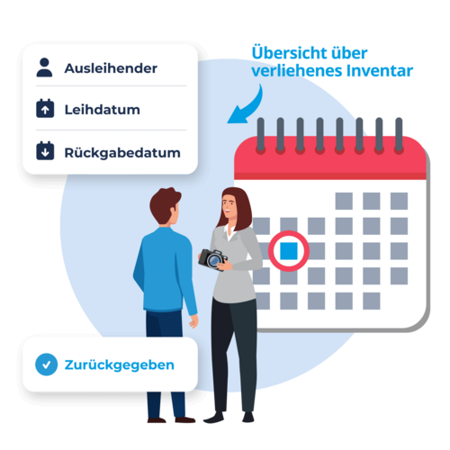 Transparente Verleihverwaltung