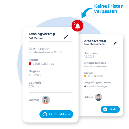 Inventarisierungssoftware Verträge