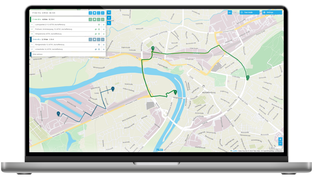 PASS MAPS Simply from a to b