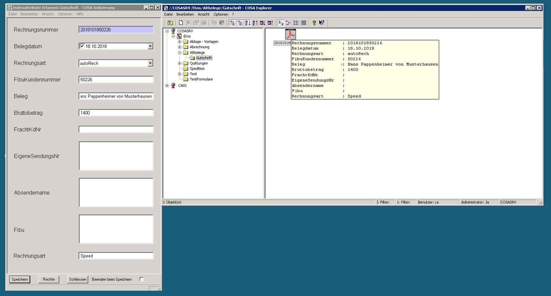 BPA Suite: Archive client object document