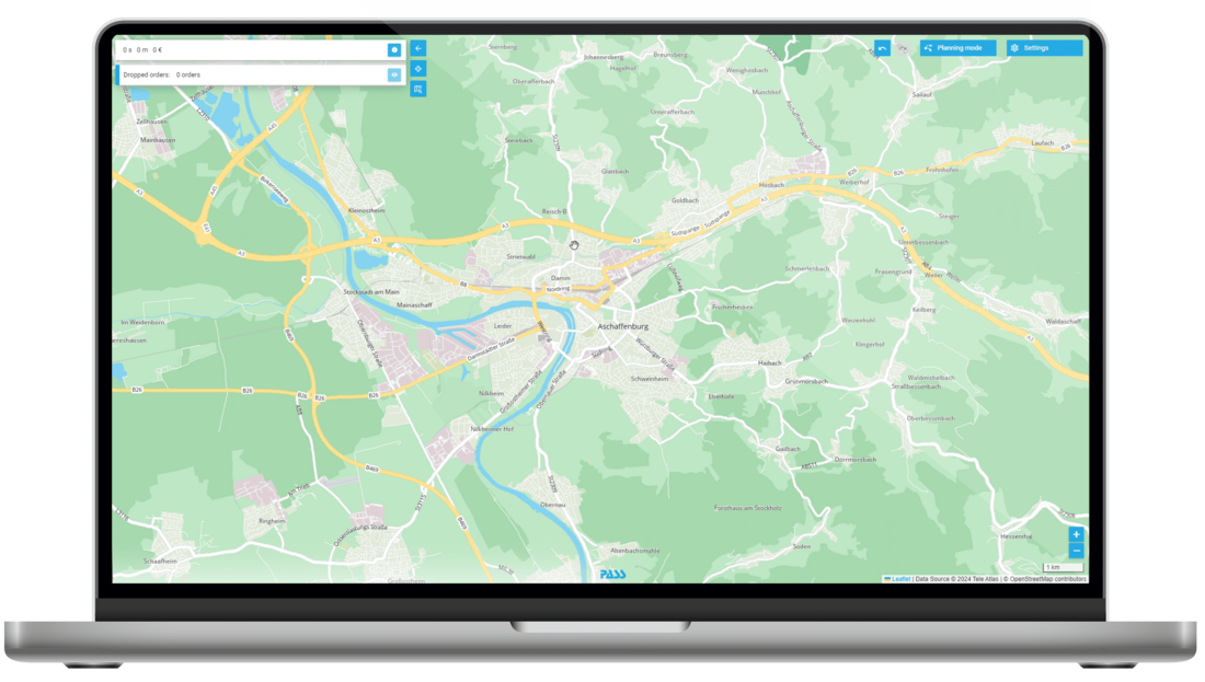 PASS MAPS Intuitive User Interface