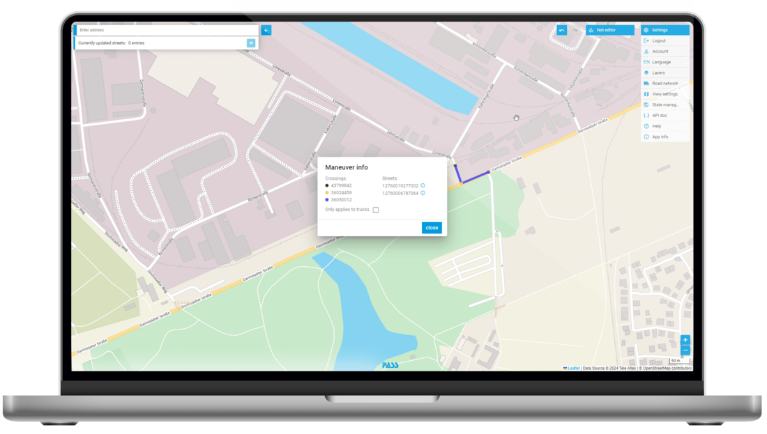 PASS MAPS Forbidden maneuvers