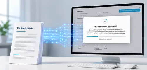 PASS erweitert Fördermittelmanager um KI-Service