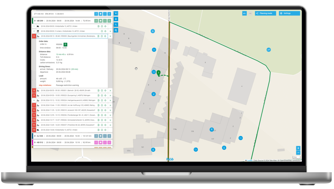 PASS MAPS Entry restrictions