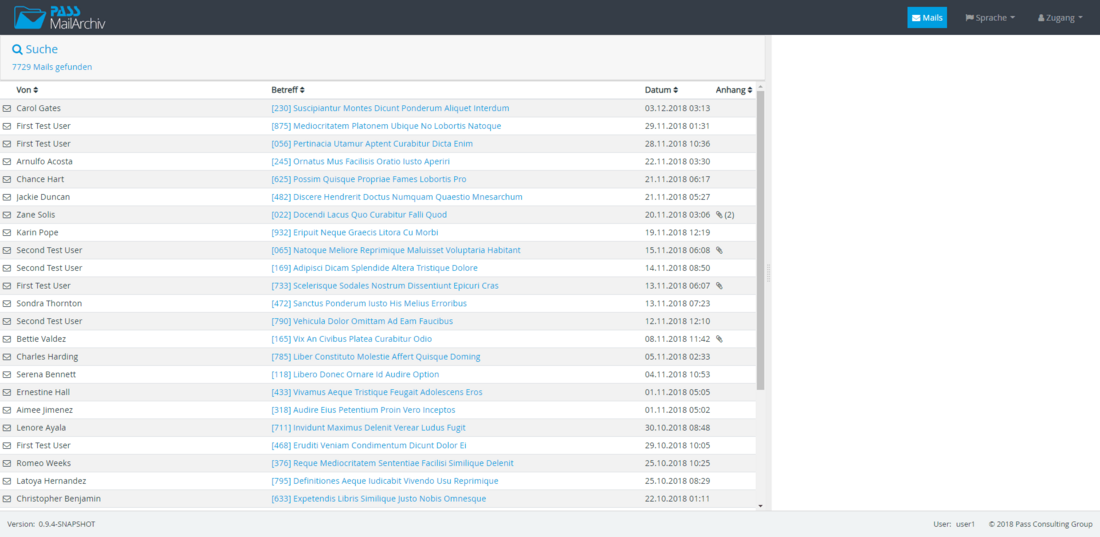 E-Mail Archivierungssoftware Startseite