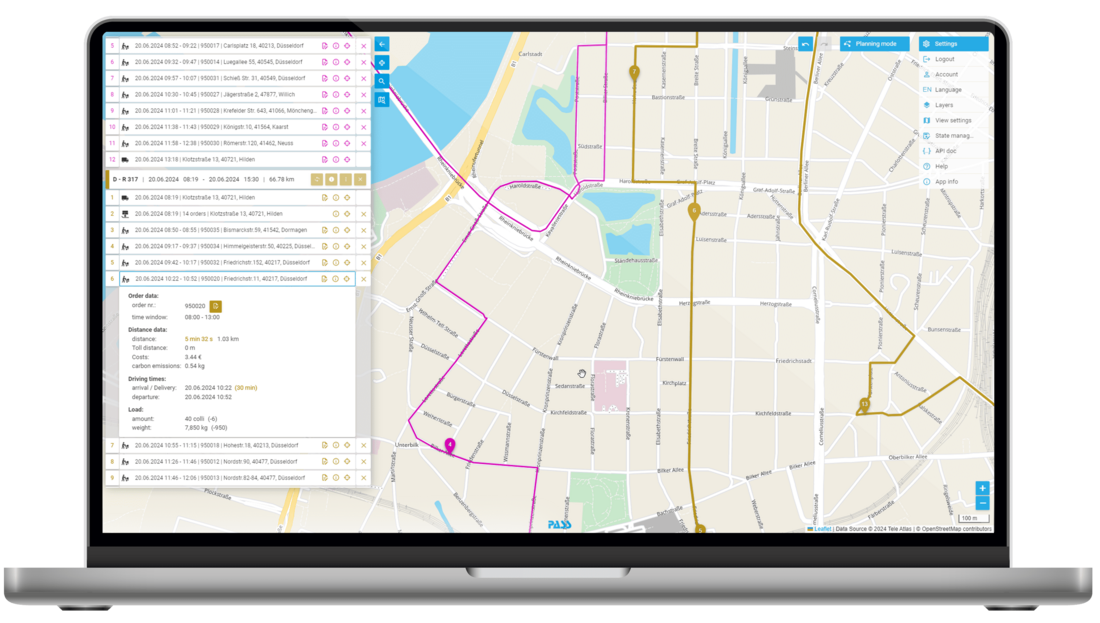 PASS MAPS Maps and Bordereau at a glance