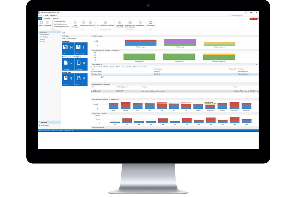 Screenshot Landingpage PASS Loan Engine