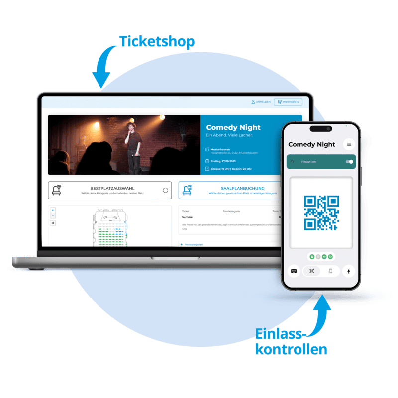 Event Ticketing System Dashboard inklusive App