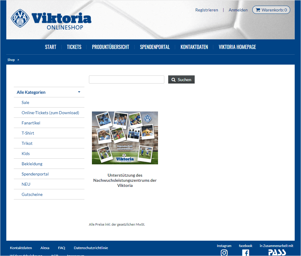 Online-Spendentool: Spendenportal 