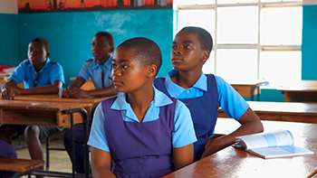 Unterricht in Malawi